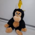 Újszerű nagy pihe puha banános majom 40 cm fotó