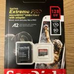 SanDisk Extreme Pro microSDXC V30 A2 128GB memória kârtya fotó