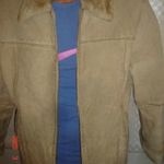 Minőségi C&A L-XL-s szőrme bélésű, bőr dzseki, kabát. fotó