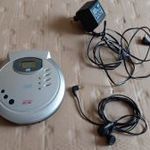 JVC XL-PG39SL DISCMAN, CD Walkman + AC adapter + fülhallgató fotó