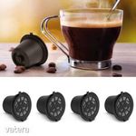 Újratölthető Kávékapszula kávé kapszula Teakapszula 5 db-os készlet / Nespresso fotó