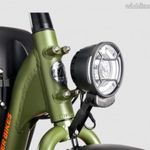 LED HALO PREMIUM HEADLIGHT Kerékpár ebike pedelec első lámpa fényszóró nappali fény DRL USA - ÚJ fotó