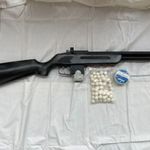 Gumilövedékes Keserű Omerta-T puska golyókkal és patronnal fotó