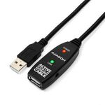AXAGON ADR-205 USB Repeater cable 5m Black ADR-205 Kiegészítő, Kellék Kábel fotó