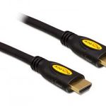 DeLock Cable High Speed HDMI with Ethernet - HDMI-A male HDMI-A male 4K 0, 5m 83737 Kiegészítő, K... fotó