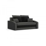 HEWLET kinyitható kanapé, normál szövet, szín - szürke / fekete (GSAG5999114117993) fotó
