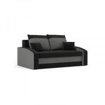 HEWLET kinyitható kanapé, normál szövet, szín - fekete / szürke (GSAG5999114117979) fotó