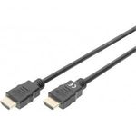 Digitus HDMI Csatlakozókábel HDMI-A dugó, HDMI-A dugó 2.00 m Fekete DB-330123-020-S Audio Return ... fotó