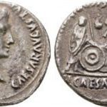 Augustus (i.e.27- i.sz.14) Denarius Lugdunum Gaius & Lucius Római Birodalom RIC 208 fotó