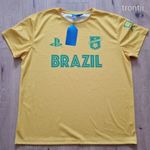 Playstation Brazil Brazília férfi focimez ÚJ címkés XL fotó