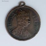 1896 K.u.K. F.J. milleniumi emlék bronz érem medál fotó
