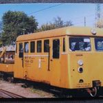 Képeslap, levelezőlap - MÁV TVG pályafenntartás vágánygépkocsi vasút vonat állomás (V1) fotó