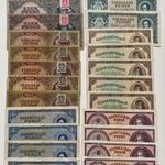 30 db inflációs pengő bankjegy LOT, ROPOGÓS (XF/XF+). 1 Ft-os licit! (18) fotó