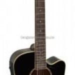MSA 12 húros elektro-akusztikus gitár, fekete színű fotó