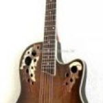 MSA Roundback elektroakusztikus gitár, barna, mintás fotó