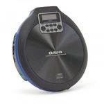 Aiwa PCD-810BL Hordozható CD lejátszó fekete/kék színben fotó