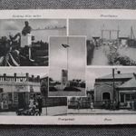 Képeslap, levelezőlap - Agárd országzászló posta strand bejárat újságos Csajka bazár (F) fotó