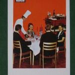 Kártyanaptár, Szövetkezeti étterem, bár, presszó, 1972, , K, fotó