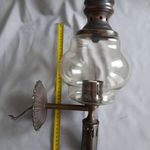 régi beltéri réz falikar lámpa 1960 vége körül fotó