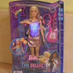 Új! Barbie Big City Dreams Malibu karaoke baba GYJ23 Barbie éneklő hangokkal fényekkel gitárral fotó