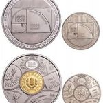 100 éves a Magyar Nemzeti Bank 3000+50000 forint 2024 érmepár - bontatlan kapszula+certi+prospektus fotó