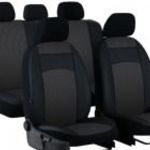 AUDI 80 (B3, B4) Univerzális Üléshuzat Royal Eco bőr és textil kombináció fekete színben EX8 fotó