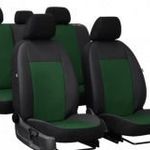 AUDI A4 (B5, B6, B7) Univerzális Üléshuzat Pelle Eco bőr zöld fekete színben fotó