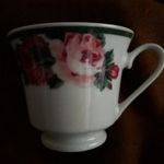Gibson porcelán rózsás virágos kávés csésze 2 db. hibátlan fotó