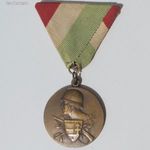 Horthy 1941 Katonai Bajnoki bronz érem eredeti szalagon Ludvig fotó