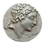 Cappadocia, Ariarathes VII Philometor Kr.e. 111 Drachma, Athena, ókori görög ezüst fotó