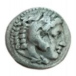 Nagy Sándor III Alexander Kr.e. 336-323 Drachma, Miletos, ókori görög ezüst fotó