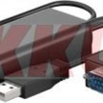 VGA - HDMI adapter kábel + 3.5mm jack csatl., USB 2.0 csatl. fotó
