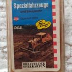 Kártyajáték kvartett (Spezial Fahrzauge – munkagépek) (régi német 32 lapos) fotó