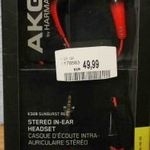 AKG K328 piros fülhallgató ( headset funkcióval ) fotó