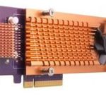 QNAP QM2-2P-244A Dual M.2 22110/2280 PCIe NVMe SSD Expansion Card QM2-2P-244A Alkatrész Bővítőkártya fotó