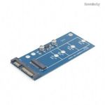 Gembird EE18-M2S3PCB-01 SATA to M.2 (NGFF) SSD adapter card fotó