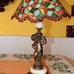 Tiffany különleges figurális lámpa 64 cm fotó