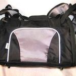 Állathordozó hátizsák, 40x30x22 cm, fekete-ezüst, 2 kg. erős pántok, szellős hálós kisebbnek fotó