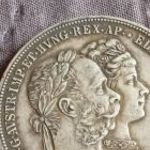 Házassági Ezüst 2 forint 2 gulden 1879 Ferenc József fotó