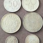 Svédország 1948-1965. 6db-os ezüst érme lot, 1 Ft-ról! fotó
