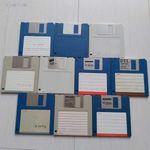 Amiga, PC, Enterprise, Atari-hoz használható 40 db kis floppylemez, tesztelt! Posta, Foxpost OK! fotó