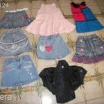 Gyermek ruha csomag 4-5- éves lánynak ELADÓ! farmer mini szoknyák fotó