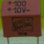 100µF 10V ERO ETR4 tantál kondenzátor, 10 darab egyben fotó