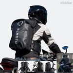 H2O VÍZÁLLÓ Motoros hátizsák motorkerékpár táska háti táska hengertáska wizzair nyeregtáska 28L fotó