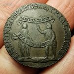 1794. Magna Charta Nagy -Britannia 1/2 penny - token - 9, 78gr fotó
