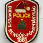 Rendőrségi karjelvény BRFK karácsonyi fotó