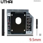 UTHAI DW95S 2, 5" SSD HDD adapter 9.5mm Optibay SATA 3.0 DVD CD-ROM helyére ÚJ fotó
