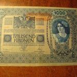 Ausztria nagyméretű 1000 korona 1902 /más típus mint az előző/ fotó