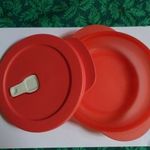 Új generációs polytupper kis kerek tároló piros (400 ml) - Tupperware fotó