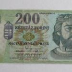 2005-ös 200 Forint FB, UNC - NMÁ fotó